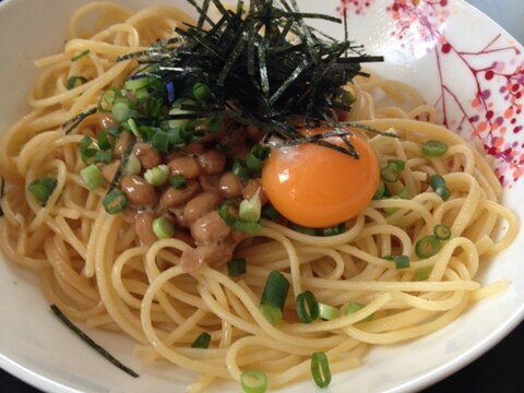 もはやレシピいらず！納豆パスタ♡